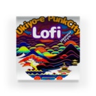 マッケンデジタルワールドの【lofiアート】ネオ浮世絵と盆栽: 北斎イズムのサイバーパンクが織りなす日本の景色の旅 Acrylic Block