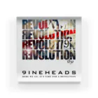 9INEHEADSのREV_Black Acrylic Block