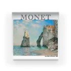 MUGEN ARTのモネ　エトルタの断崖  Claude Monet Acrylic Block