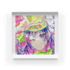 Nene's shopのEASTER BUNNY GIRL Acrylic Block