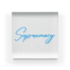 SupremacyのSupremacyオリジナル　ロゴ入りグッズ アクリルブロック