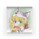 もふもふ♡けもっ娘村　(摩耶夕湖)の狼の皮を被った羊ちゃん Acrylic Block