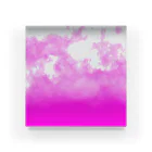 IHYLIのSky/pink Acrylic Block