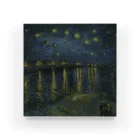世界美術商店のローヌ川の星月夜 / Starry Night アクリルブロック