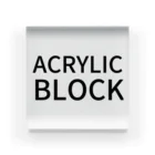 ノウトの高木のACRYLIC BLOCK アクリルブロック