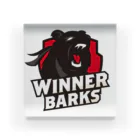 WinnerBarks Ent.のWinnerBarksチームロゴ アクリルブロック