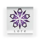 LoreのLore（PURPLE） Acrylic Block