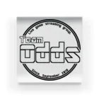 TeamOdds‐チームオッズ‐のTeamOdds シンプルブラックロゴマーク アクリルブロック