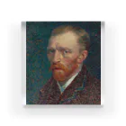 Art Institute ChicagoのSelf-Portrait, 1887 | Vincent van Gogh Acrylic Block