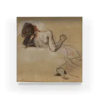 Art Institute ChicagoのCrouching Woman, 1827 | Eugène Delacroix アクリルブロック
