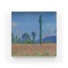 Art Institute ChicagoのPoppy Field (Giverny), 1890/91 | Claude Monet Acrylic Block