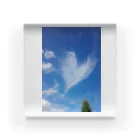 べてのハート型の雲 Acrylic Block