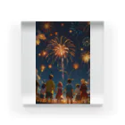 卯月なのかのFireworks Journey　〜夏の彩夜の旅〜　 No.3「 僕らの花園」 Acrylic Block