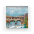 Aya FujiiのRiver Avon dressed up in autumn Acrylic Block