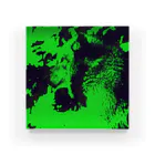 FLUORESCENCE のWOLF LIGHTGREEN アクリルブロック