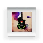 FUZUの水墨画　ドラゴンギター アクリルブロック