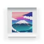 sry385の富士山イラストグッズ Acrylic Block