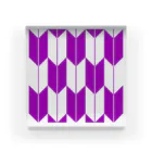 あかずきん工房の矢絣　四角　和柄 Acrylic Block