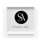 StoneAgeのStone Age のロゴ アクリルブロック