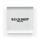 BLACK SHEEP ORIGIN SUZURI SHOPのBLACK SHEEP ORIGIN Acrylic Block