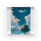 卯月なのかのSky Journey　〜世界最古で最大の恒久的なキャンパスの旅〜　No.2「恍惚」 Acrylic Block