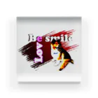 もふもふ犬ソア君SHOPのBe smile♡ アクリルブロック