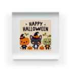 ワンダーワールド・ワンストップのHappy Halloween かわいいハローウィーンキャラクター Acrylic Block