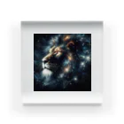 shop_cosmoの星屑のライオン Acrylic Block