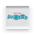 DESTROY MEのシン・港区女子 CITY GIRL ネオン Acrylic Block