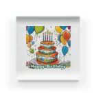 LOVEのHappy Birthday - 01 Acrylic Block