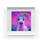 unicorn_dreamsのわたしミライから来たユニ アクリルブロック