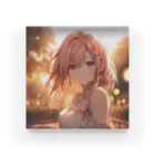 ぶーたんの夕方の公園で Acrylic Block