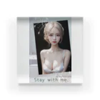 sounya sounyaの美女 図鑑（Stay with me.） Acrylic Block