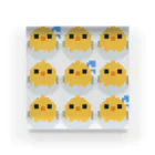 haching chickのドットひよこパックシリーズ Acrylic Block