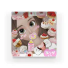 🎀miruchan land🎀🍼©️公式ショップの🎀お菓子なmiru🎀🍼 Acrylic Block