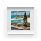 BBQ---のsouthern island beer アクリルブロック