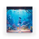 卯月なのかのWonder Houses Journey　〜いつか夢見た遊び心の旅〜　No.3「MARINE DAYS」 Acrylic Block