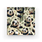 SAI.AI【ビンテージアニマル】のpandas【ビンテージアニマル】 Acrylic Block