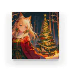 卯月なのかのChristmas Journey　〜家族や友達と分かち合う聖なる夜の旅〜　No.4「狐だって待ち遠しい」 アクリルブロック