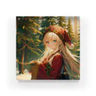 卯月なのかのChristmas Journey　〜家族や友達と分かち合う聖なる夜の旅〜　No.3「夢を届けるお手伝い」 Acrylic Block