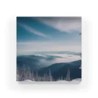 awawoの青空と山の風景 Acrylic Block