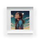 PanHanaChanのThe girl who looks at the sky Acrylic Block