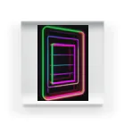 Association Against Mirroring SelfiesのAbstract_Neonsign Acrylic Block