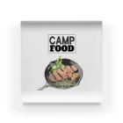 rokkakukikakuのCAMP FOOD　カットステーキ アクリルブロック