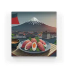 yamasan_の日本の食べ物 Acrylic Block