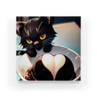 黒猫と珈琲のバレンタインに黒猫のチョコレートボムはいかが？ Acrylic Block