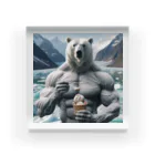 george-weblogの白クマッチョ Acrylic Block