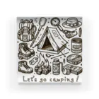 南国のキャンプに行こう！【Let's go camping!】 アクリルブロック