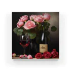 KINTA.MARIAのDays of Wine and Roses Acrylic Block