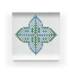 錦花のリフレッシュミント アクリルブロック